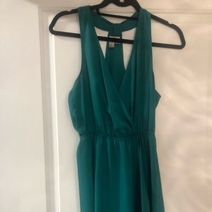 Green Halter Dress